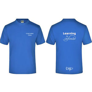 Men's Basic t-shirt "Learning is infinite"