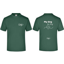 Load image into Gallery viewer, Men&#39;s Basic t-shirt &quot;My Dog is my ❤️&quot;