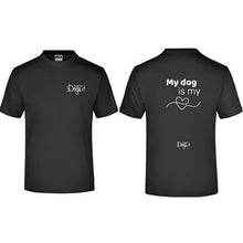 Load image into Gallery viewer, Men&#39;s Basic t-shirt &quot;My Dog is my ❤️&quot;