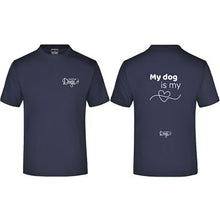 Load image into Gallery viewer, Men&#39;s Basic t-shirt &quot;My Dog is my ❤️&quot;