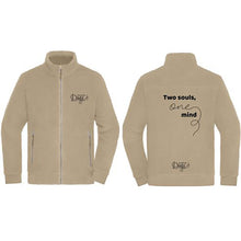 Load image into Gallery viewer, Unisex Sherpa jacket &quot;Two souls, One mind&quot;