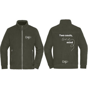 Unisex Sherpa jacket "Two souls, One mind"