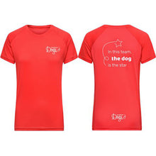 Load image into Gallery viewer, Ladies&#39; Sport t-shirt &quot;In this team the dog...&quot;