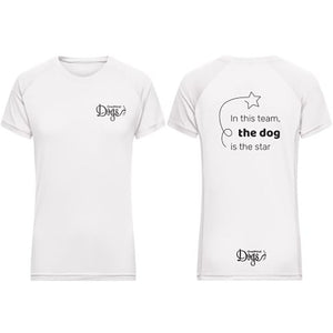 Ladies' Sport t-shirt "In this team the dog..."