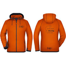 Load image into Gallery viewer, Ladies&#39; Technical fleece with hood &quot;In this team the dog...&quot;