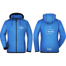 Load image into Gallery viewer, Ladies&#39; Technical fleece with hood &quot;In this team the dog...&quot;