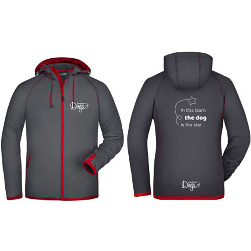 Men's Technical fleece with hood 