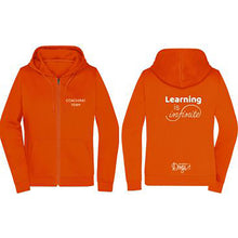 Load image into Gallery viewer, Ladies&#39; Basic Zip Hoodie &quot;Learning is infinite&quot;