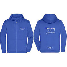 Load image into Gallery viewer, Men&#39;s Basic Zip Hoodie &quot;Learning is infinite&quot;