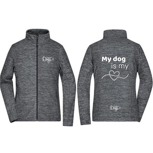 Men's Fleece jacket "My Dog is my ❤️"