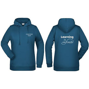 Ladies' Basic Hoodie "Learning is infinite"