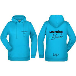 Ladies' Basic Hoodie "Learning is infinite"