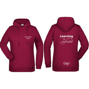 Ladies' Basic Hoodie "Learning is infinite"