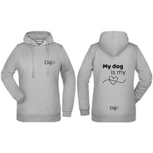 Load image into Gallery viewer, Ladies&#39; Basic Hoodie &quot;My Dog is my ❤️&quot;