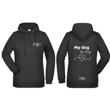 Load image into Gallery viewer, Ladies&#39; Basic Hoodie &quot;My Dog is my ❤️&quot;