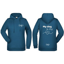 Load image into Gallery viewer, Ladies&#39; Basic Hoodie &quot;My Dog is my ❤️&quot;