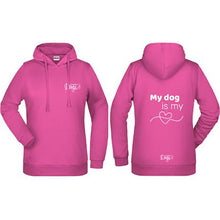 Load image into Gallery viewer, Ladies&#39; Basic Hoodie &quot;My Dog is my ❤️&quot;