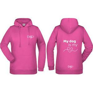 Ladies' Basic Hoodie "My Dog is my ❤️"