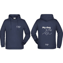 Load image into Gallery viewer, Men&#39;s Basic Hoodie &quot;My Dog is my ❤️&quot;