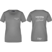 Load image into Gallery viewer, Ladies&#39; Basic t-shirt &quot;Learning is infinite&quot;