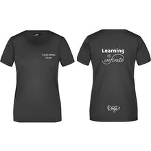 Load image into Gallery viewer, Ladies&#39; Basic t-shirt &quot;Learning is infinite&quot;