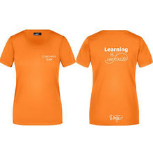 Load image into Gallery viewer, Ladies&#39; Basic t-shirt &quot;Learning is infinite&quot;