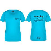 Load image into Gallery viewer, Ladies&#39; Basic t-shirt &quot;Learning is infinite&quot;