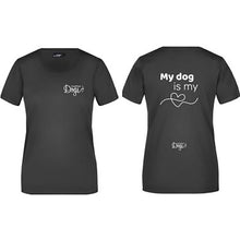 Load image into Gallery viewer, Ladies&#39; Basic t-shirt &quot;My Dog is my ❤️&quot;